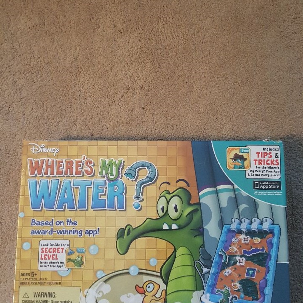 WHERES MY WATER BOARD GAME